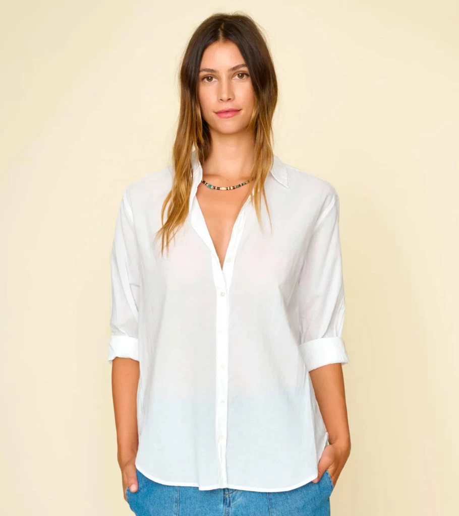XIRENA Beau Shirt White - Women's Fashion Blouse by Atelier Talia Sol