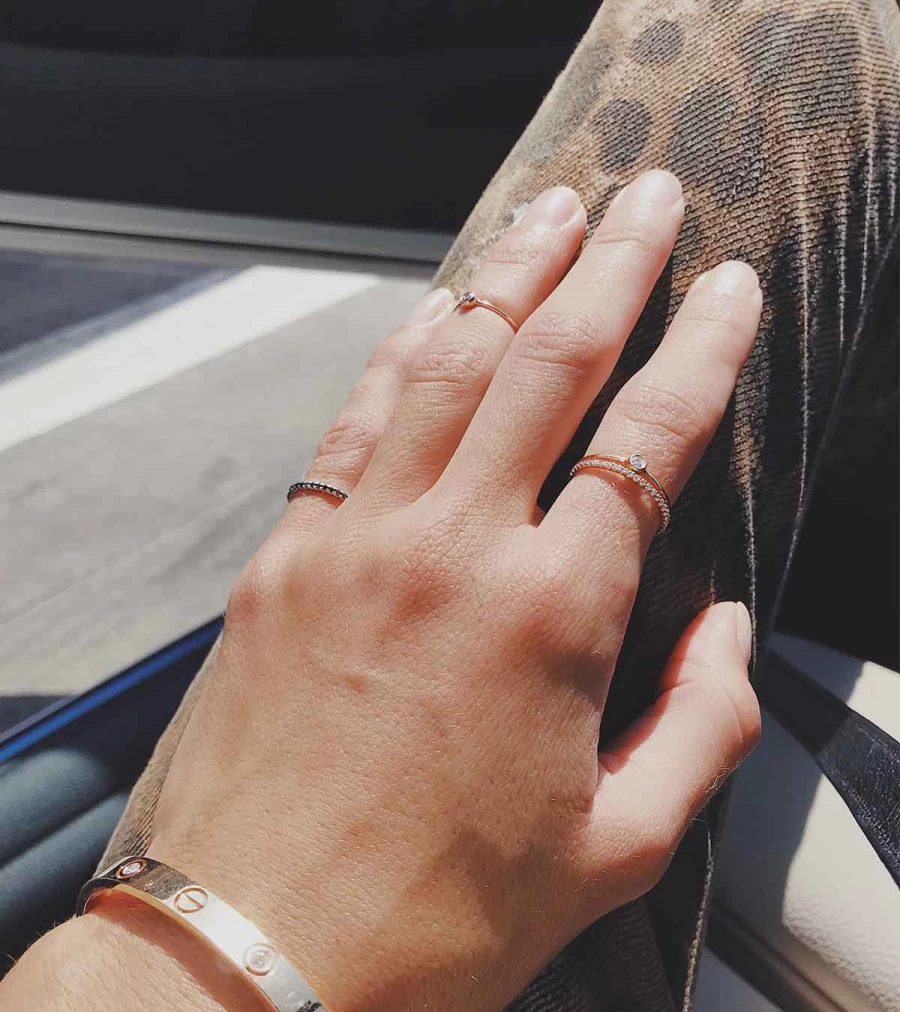 ATELIER EXCLUSIVE Mini Ring in Yellow Gold by Talia Sol - Elegant Minimalist Jewelry