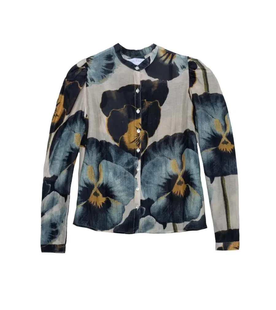 "DESERT QUEEN Becca Violet Button Down Shirt for Women - Stylish Casual Blouse"