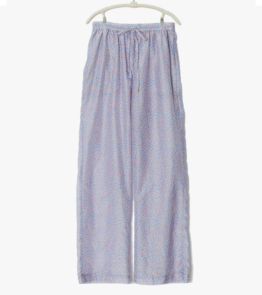XIRENA Falyn Pant Blue Floral Print Women's Pants - Atelier Talia Sol Collection