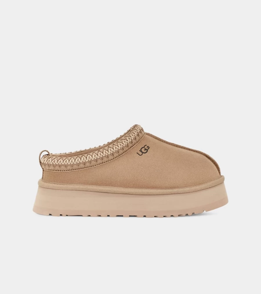UGG Tazz Mustard Seed Shearling Slippers - Cozy Winter Boots for Women & Men