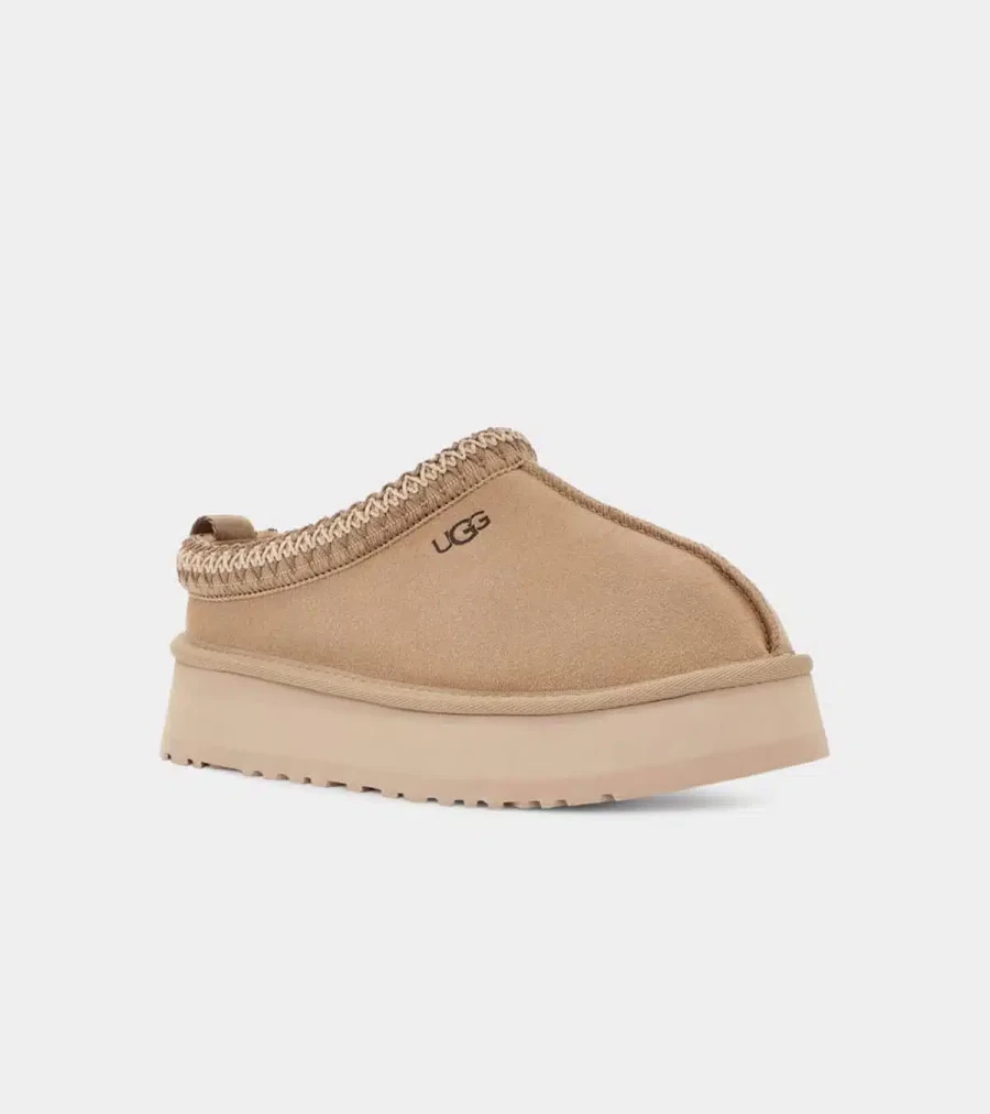 UGG Tazz Mustard Seed Shearling Slippers - Cozy Winter Boots for Women & Men