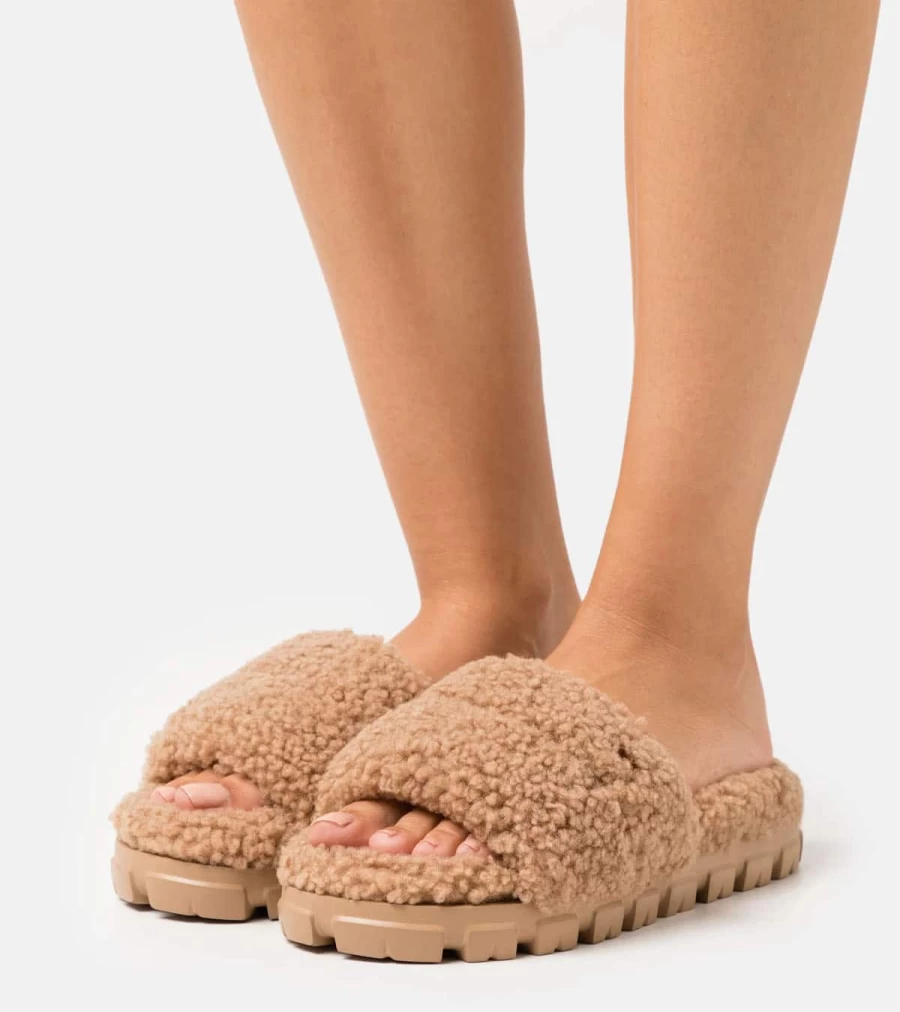 UGG Cozetta Curly Boots in Light Brown by Atelier Talia Sol | Women's Fashion Winter Footwear