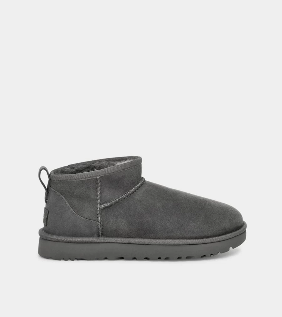 UGG Classic Ultra Mini Boots in Gray | Atelier Talia Sol Collection | Women's Winter Fashion