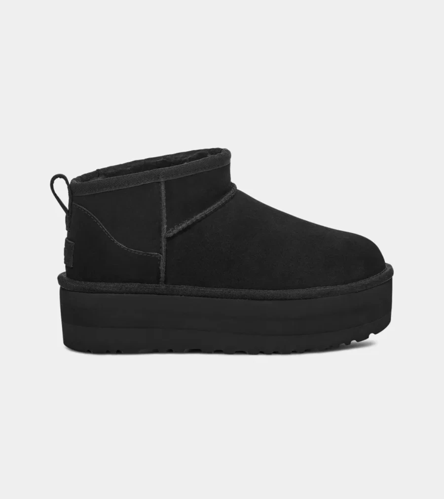 UGG Classic Ultra Mini Platform Boots in Black | Atelier Talia Sol Collection