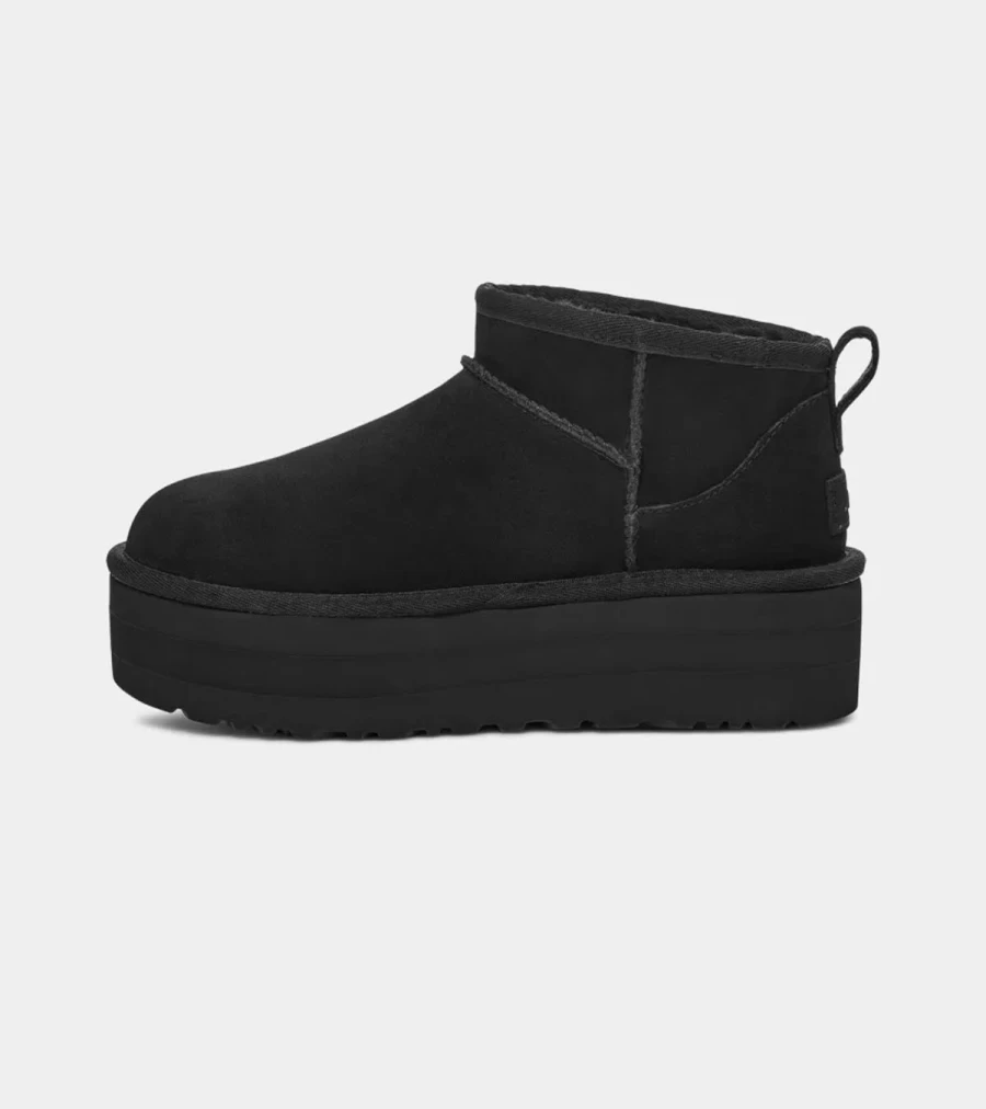 UGG Classic Ultra Mini Platform Boots in Black | Atelier Talia Sol Collection