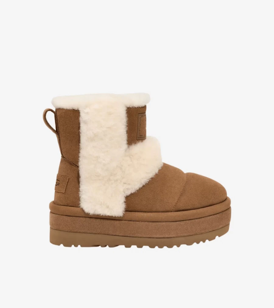 UGG Classic Cloud Peak Chestnut Winter Boots for Women | Genuine Shearling Lined