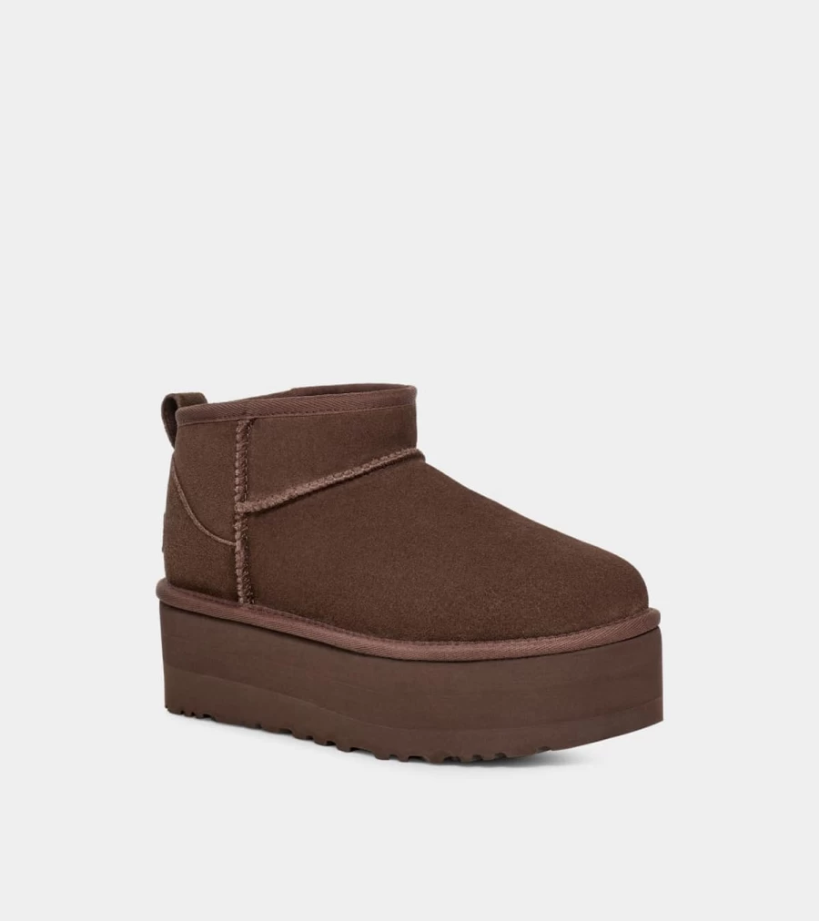 UGG Classic Ultra Mini Platform Boots in Burnt Cedar | Women's Winter Boots by Atelier Talia Sol