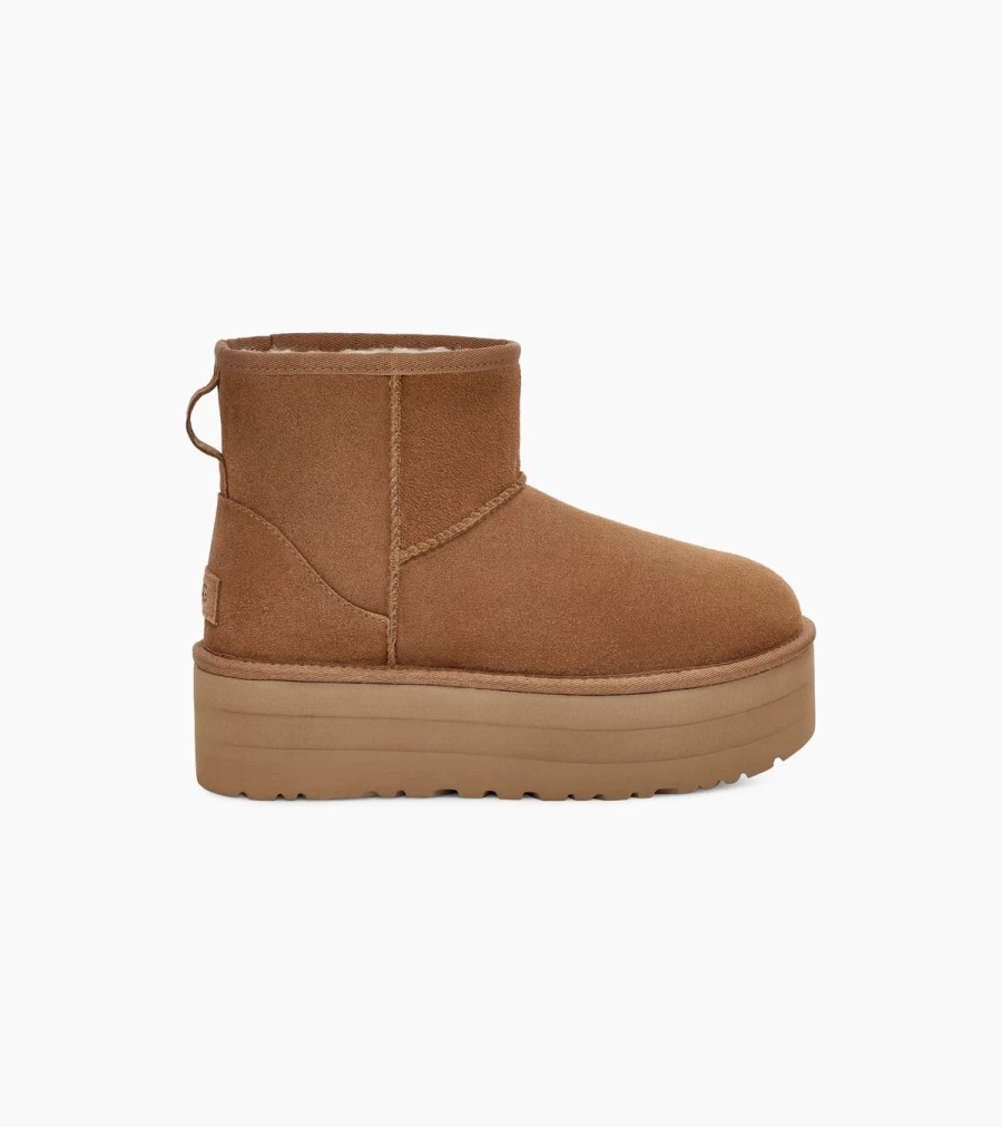 UGG Classic Mini Platform Boots in Chestnut | Atelier Talia Sol Collection