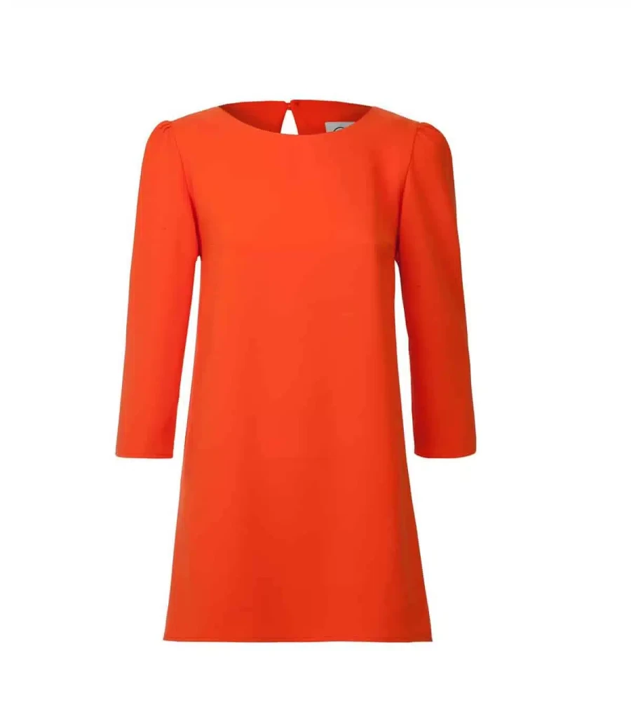 ATELIER EXCLUSIVE Lola Dress in Orange by Atelier Talia Sol - Elegant Women's Fashion