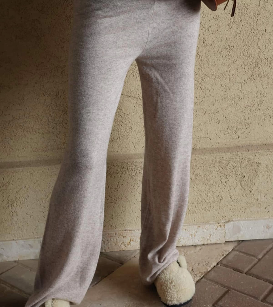 MAJESTIC FILATURES Wool Cashmere Blend Trousers with String Detail - Atelier Talia Sol Premium Pants