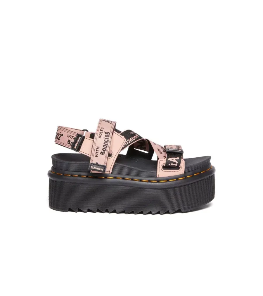DR. MARTENS Kimber Pink Atelier Talia Sol Leather Boots Women's Fashion Footwear