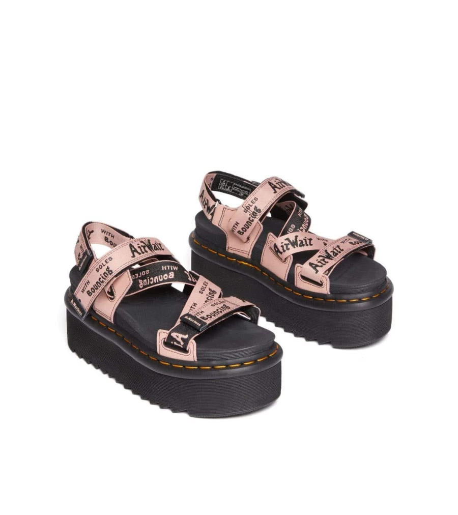 DR. MARTENS Kimber Pink Atelier Talia Sol Leather Boots Women's Fashion Footwear