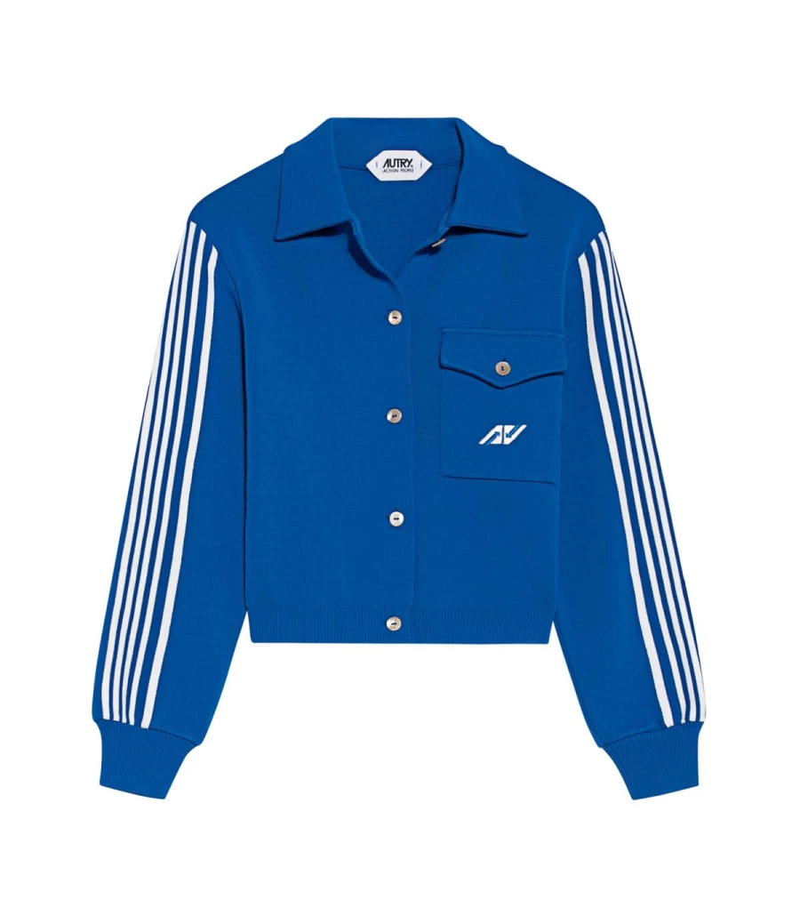 AUTRY Blue Sporty Style Jacket - Men's/Women's Casual Outerwear - Atelier Talia Sol Collection