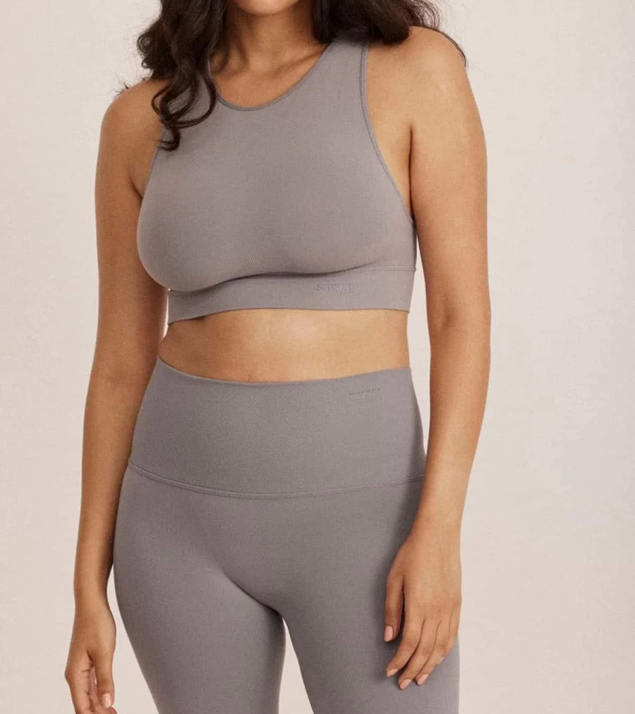 SAISEI High Neck Bralette - Storm Color - Essential Lingerie by Atelier Talia Sol