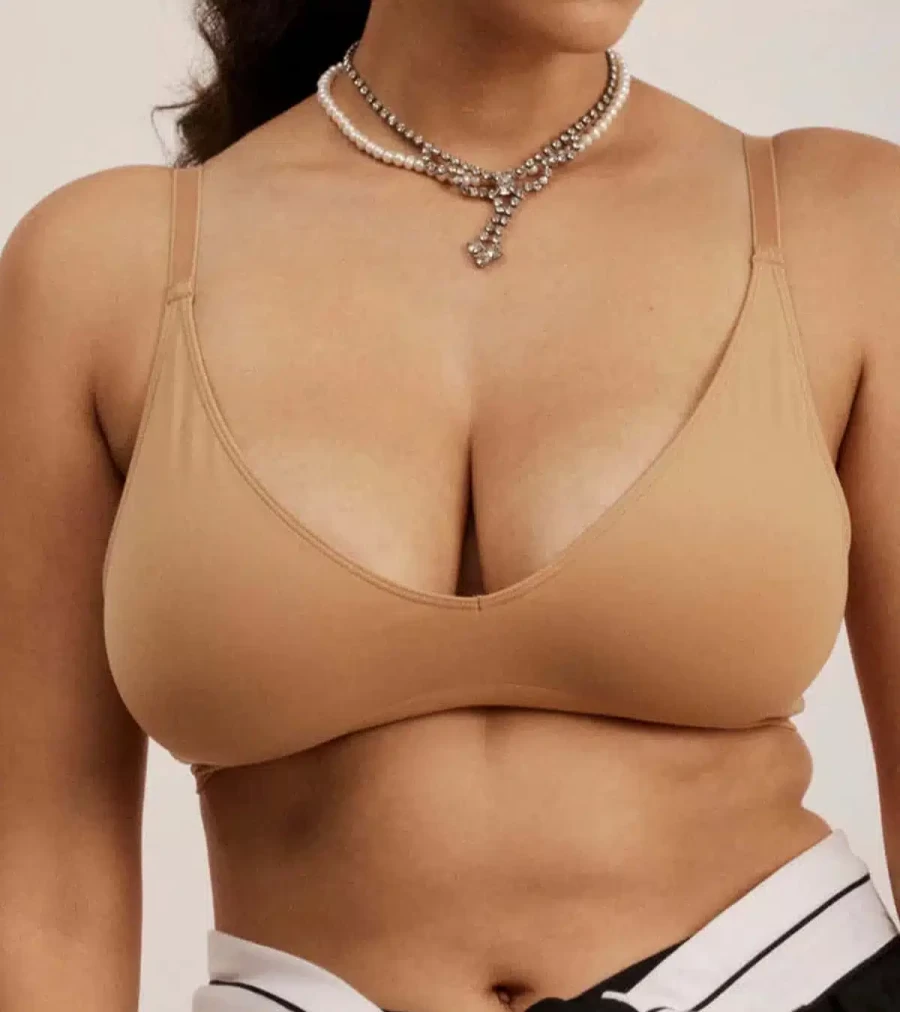 SAISEI Ultra-Fine Triangle Bra 1639 in Sienna - Comfortable Lingerie by Atelier Talia Sol
