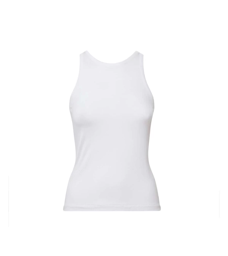 ELIANA Women's Basic White Tank Top 7027 - Atelier Talia Sol - Comfortable Casual Wear