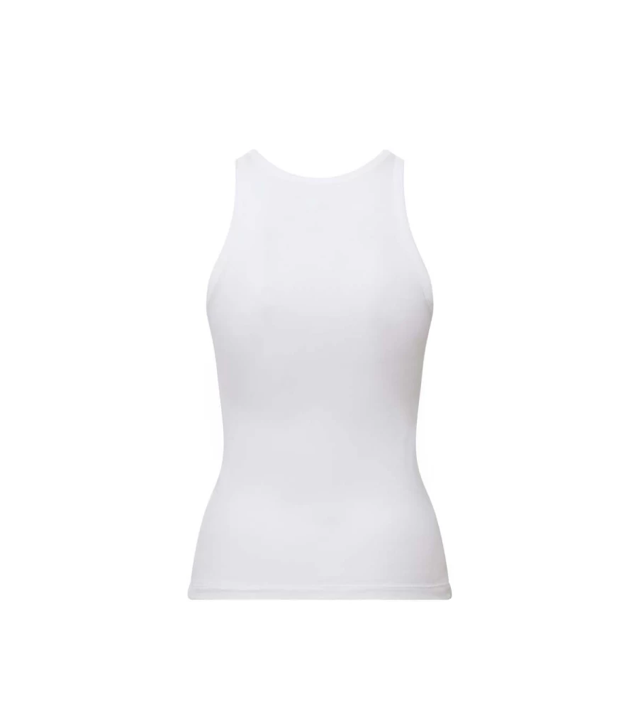 ELIANA Women's Basic White Tank Top 7027 - Atelier Talia Sol - Comfortable Casual Wear