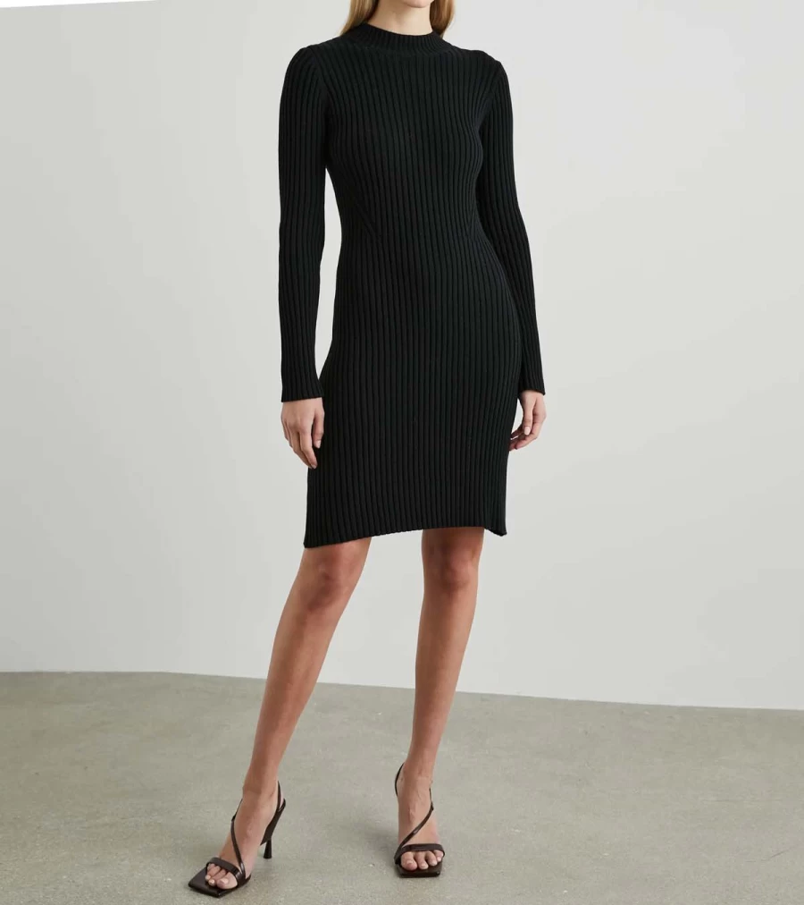 RAILS Gillian Black Dress by Atelier Talia Sol | Elegant Women's Fashion