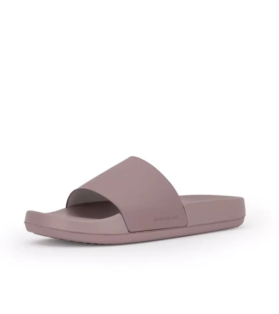 BRANDBLACK Women's Kashiba Lux Slides - Haze Color Comfortable Slide Sandals