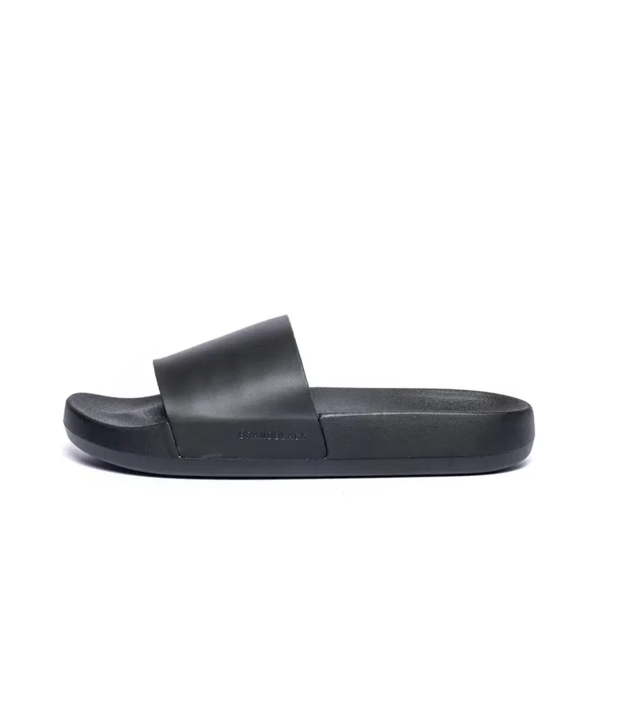 BRANDBLACK Women's Kashiba Lux Slides - Comfortable Black Sandals for Women