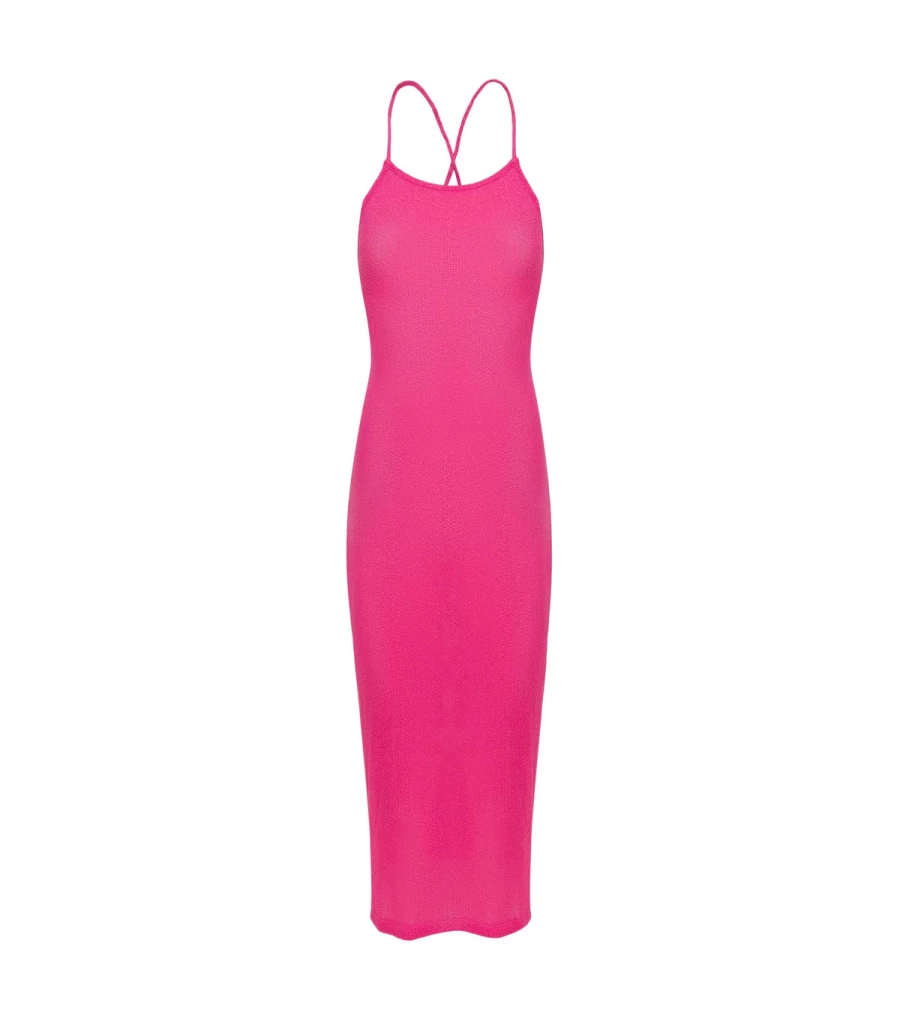 VIX SWIMWEAR Harper Midi Dress in Pink - Atelier Talia Sol Collection