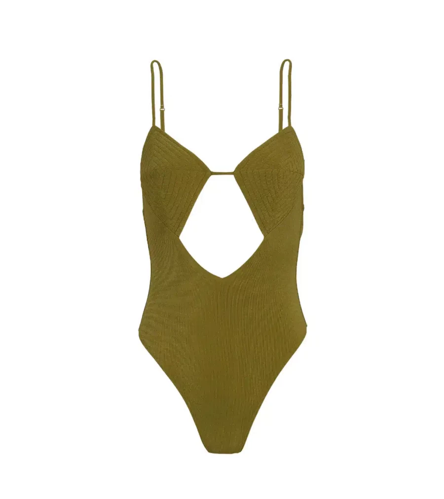 VIX SWIMWEAR Barbara One Piece Swimsuit - Avocado Green