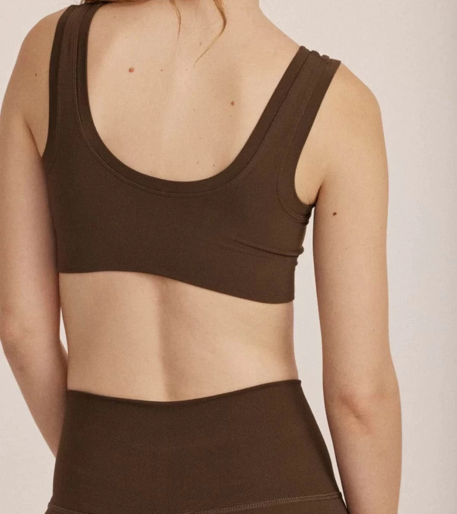 SAISEI Scooped Bralette 1644 - Moss Green Lace Bralette - Atelier Talia Sol Comfortable Wireless Bra