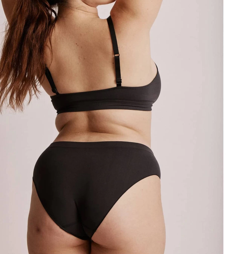 SAISEI Ultra Fine Triangle Bra 1639 - Raven Black Lingerie by Atelier Talia Sol