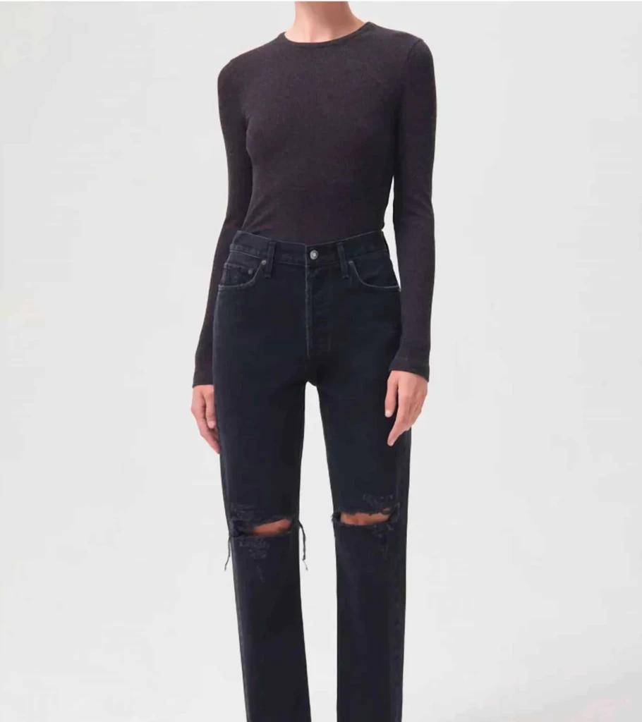AGOLDE Alma Long Sleeve Pasha Atelier Talia Sol Top