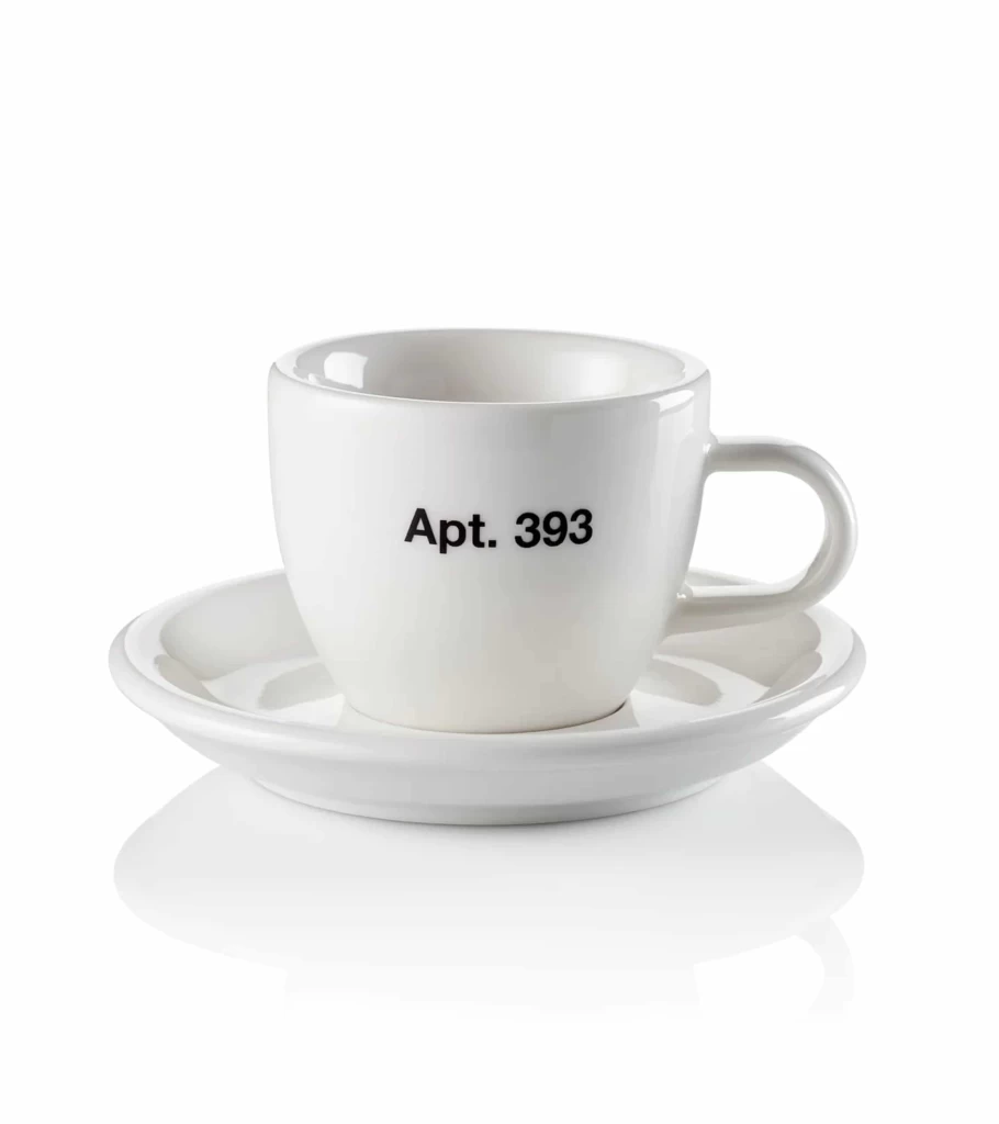 APT393 Espresso Acme Cup - Trust The Journey Ceramic Coffee Mug by Atelier Talia Sol