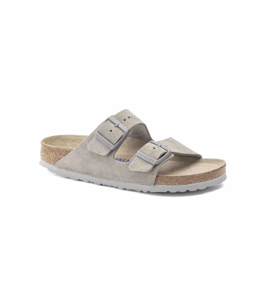 BIRKENSTOCK Arizona Soft Footbed Sandals - Stone Coin Color - Comfortable Cork Footbed