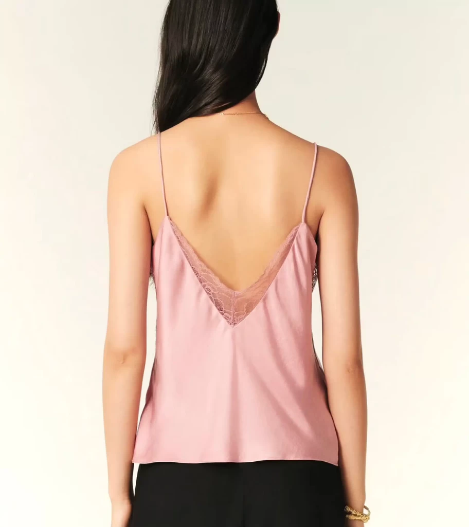 BA&SH Clarisse Pink Strappy Top - Women's Fashion Blouse - Atelier Talia Sol Collection