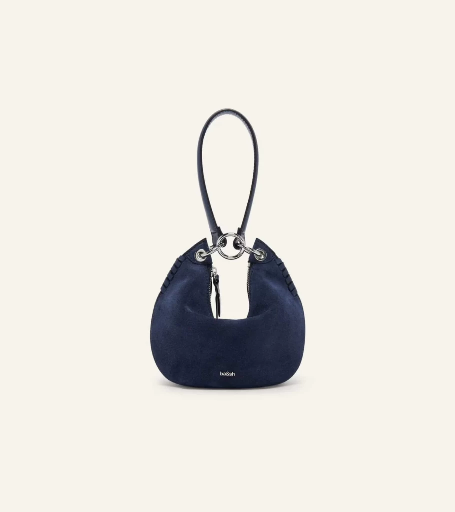 BA&SH Blue Swing Bag - Stylish Women's Handbag for Everyday Use