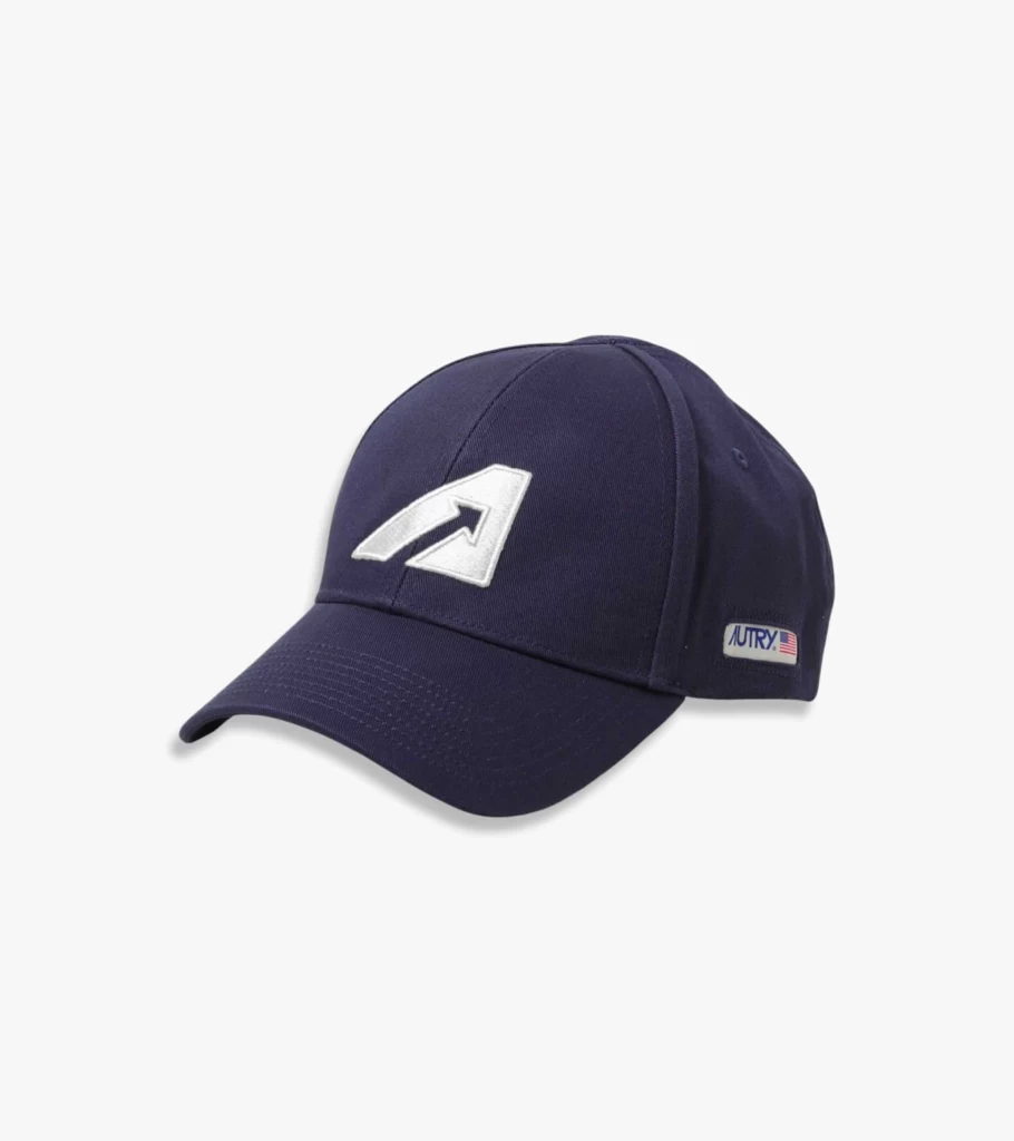 AUTRY Men's Classic Blue Baseball Cap - Stylish Adjustable Dad Hat for Casual Wear