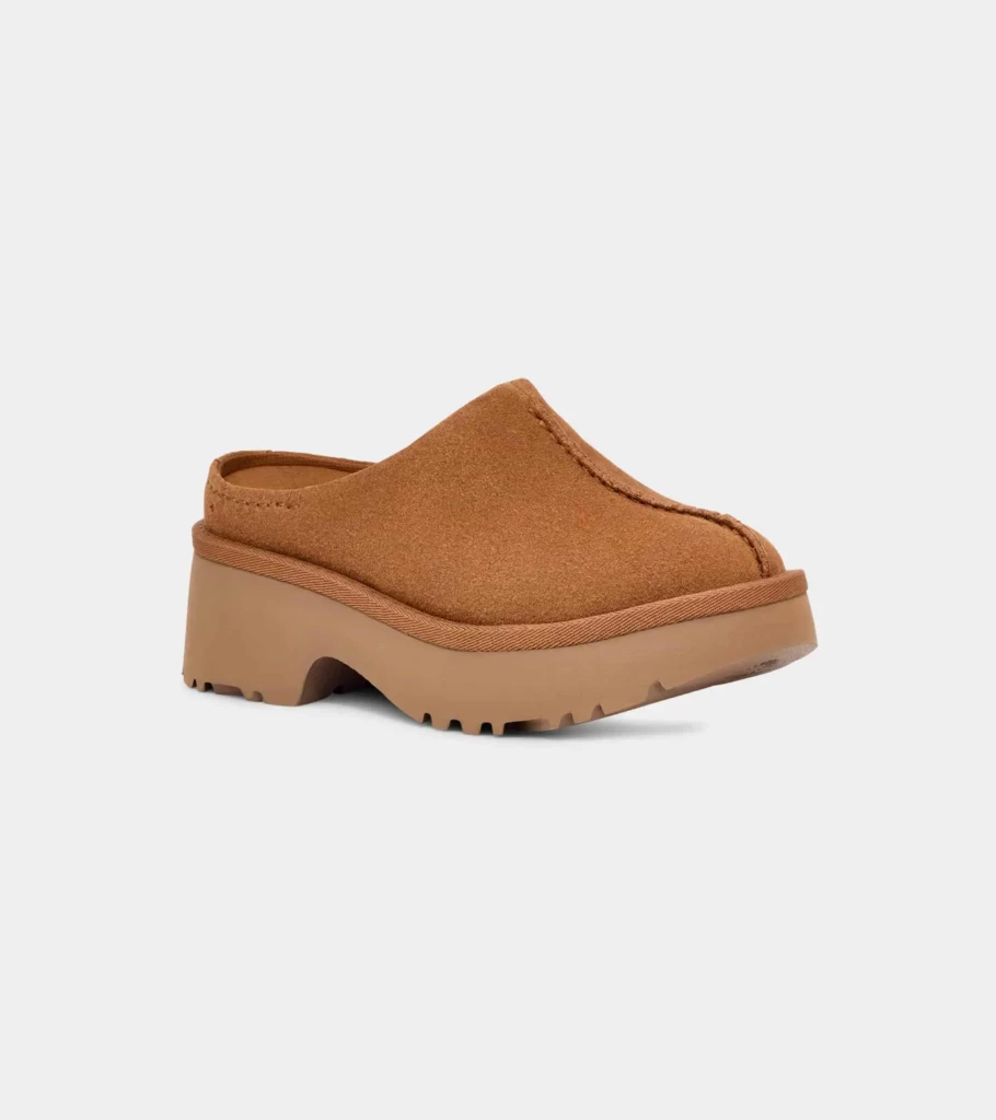 UGG Heights Clog in Chestnut - Comfortable Women's Winter Shoes
