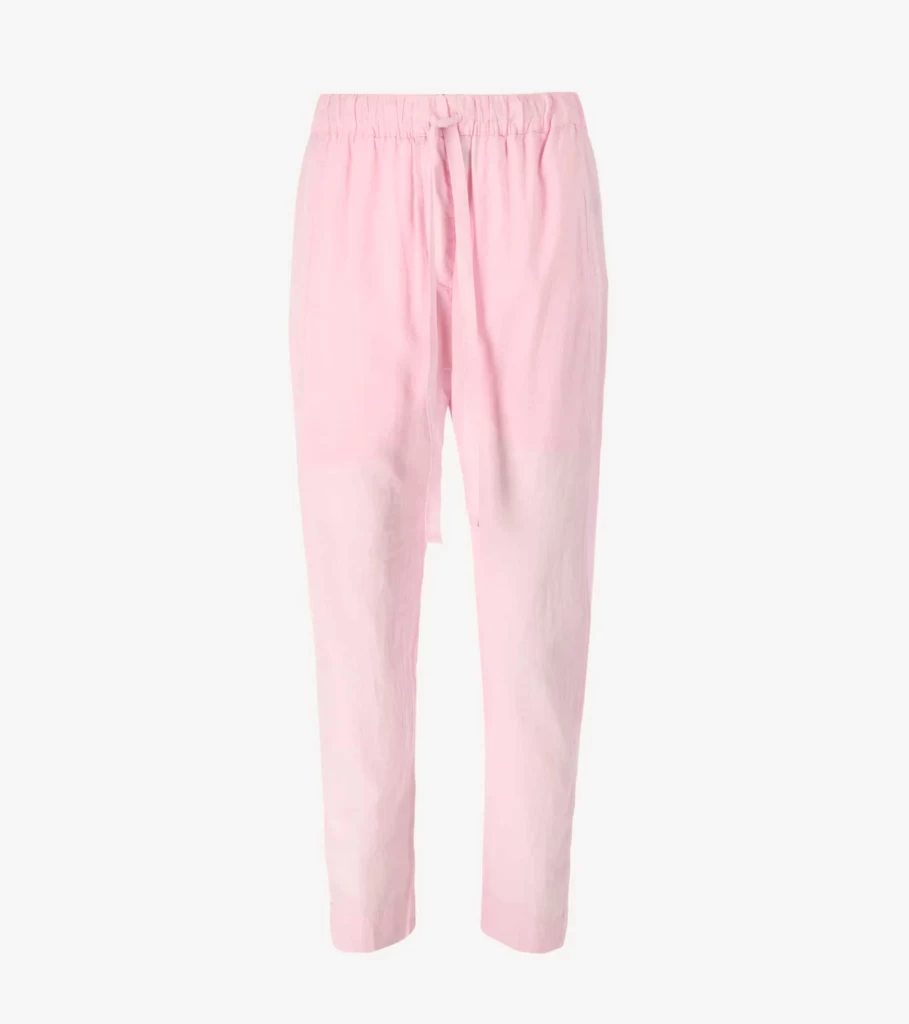 XIRENA Draper Pant in Pink Dew - Women's High-Waisted Wide-Leg Trousers