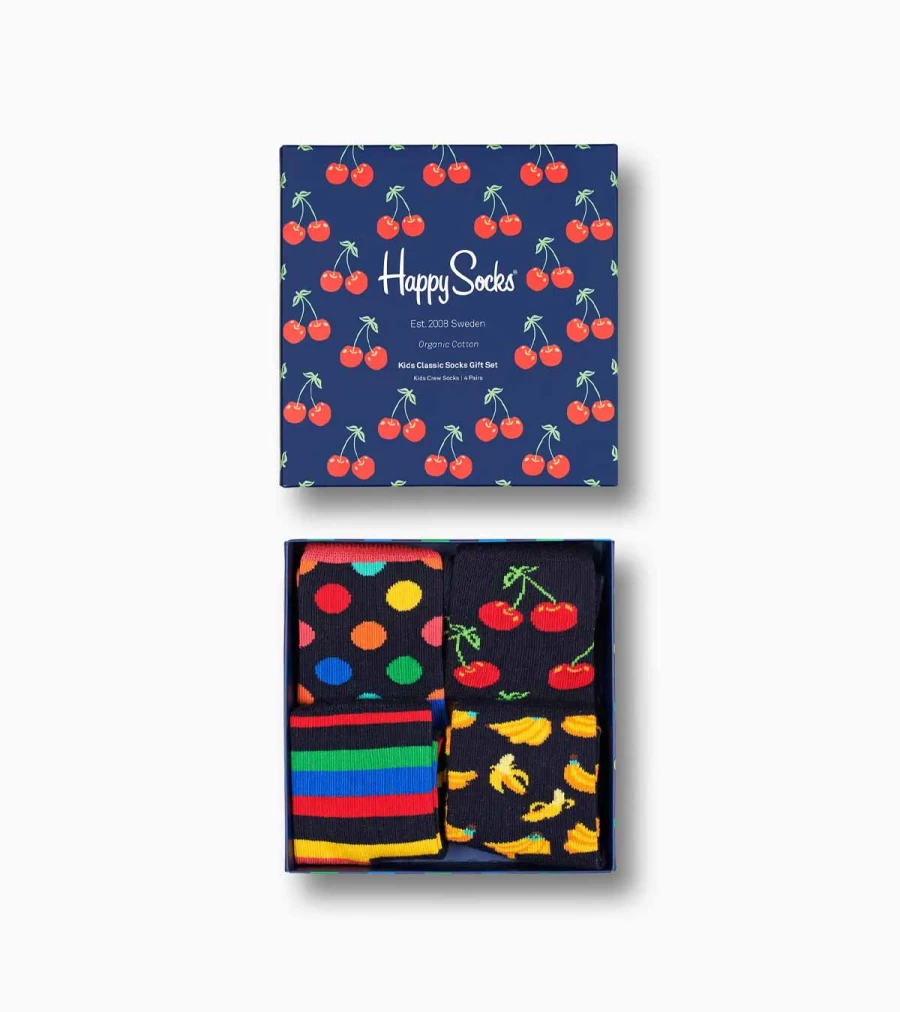 Happy Socks Kids Gift Box - HAPPY SOCKS Classic Fun Colorful Children's Socks Present Set
