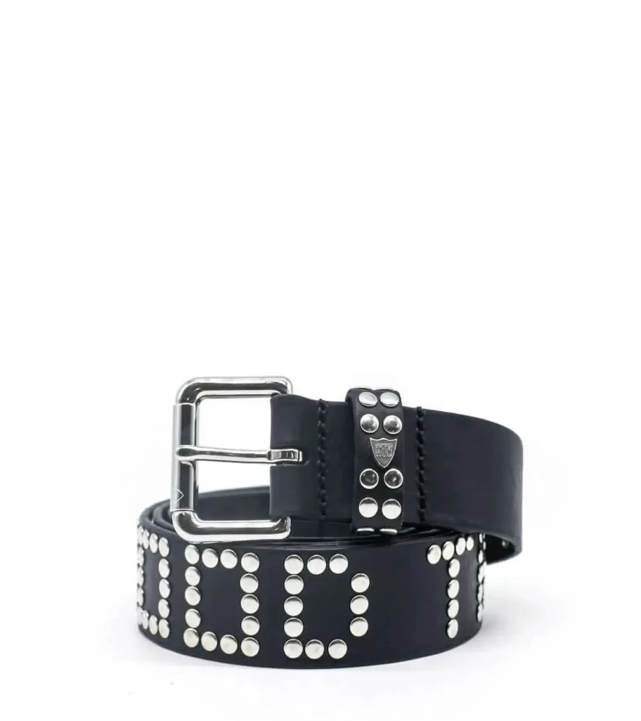 HTC Hollywood TC Belt - Black Leather Belt by Atelier Talia Sol - Premium Designer Belt for Men & Women