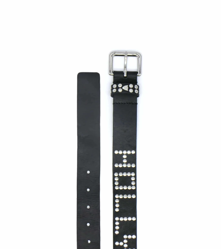 HTC Hollywood TC Belt - Black Leather Belt by Atelier Talia Sol - Premium Designer Belt for Men & Women
