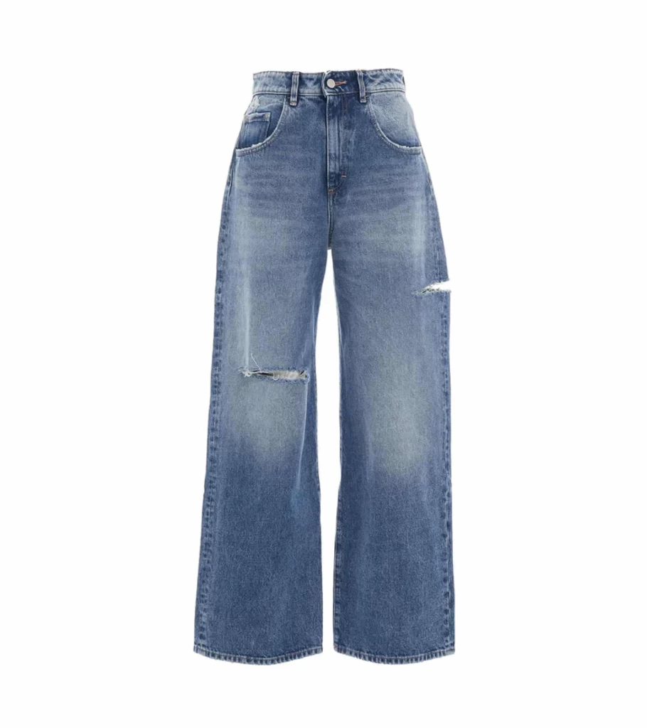 ICON DENIM Poppy Wide Leg Jeans - High Waist Stretch Denim Pants - Women's Fashion Jeans by Atelier Talia Sol
