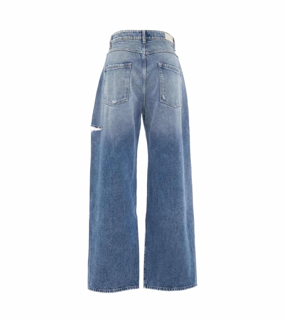 ICON DENIM Poppy Wide Leg Jeans - High Waist Stretch Denim Pants - Women's Fashion Jeans by Atelier Talia Sol