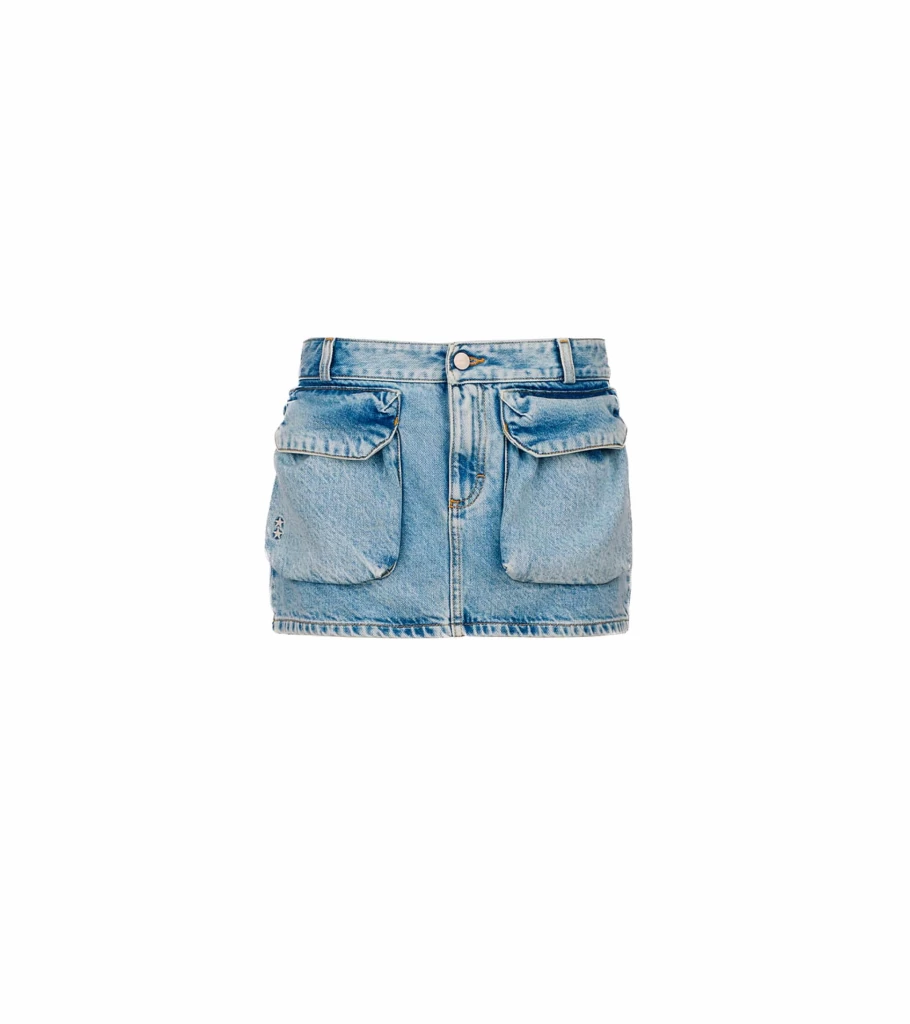 ICON DENIM Gio Low Rise Denim Mini Skirt for Women - Stretch Comfort Fit ID8270