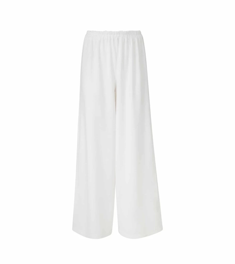 ATELIER EXCLUSIVE Lily White Pants - Women's High-Waisted Tailored Trousers by Atelier Talia Sol