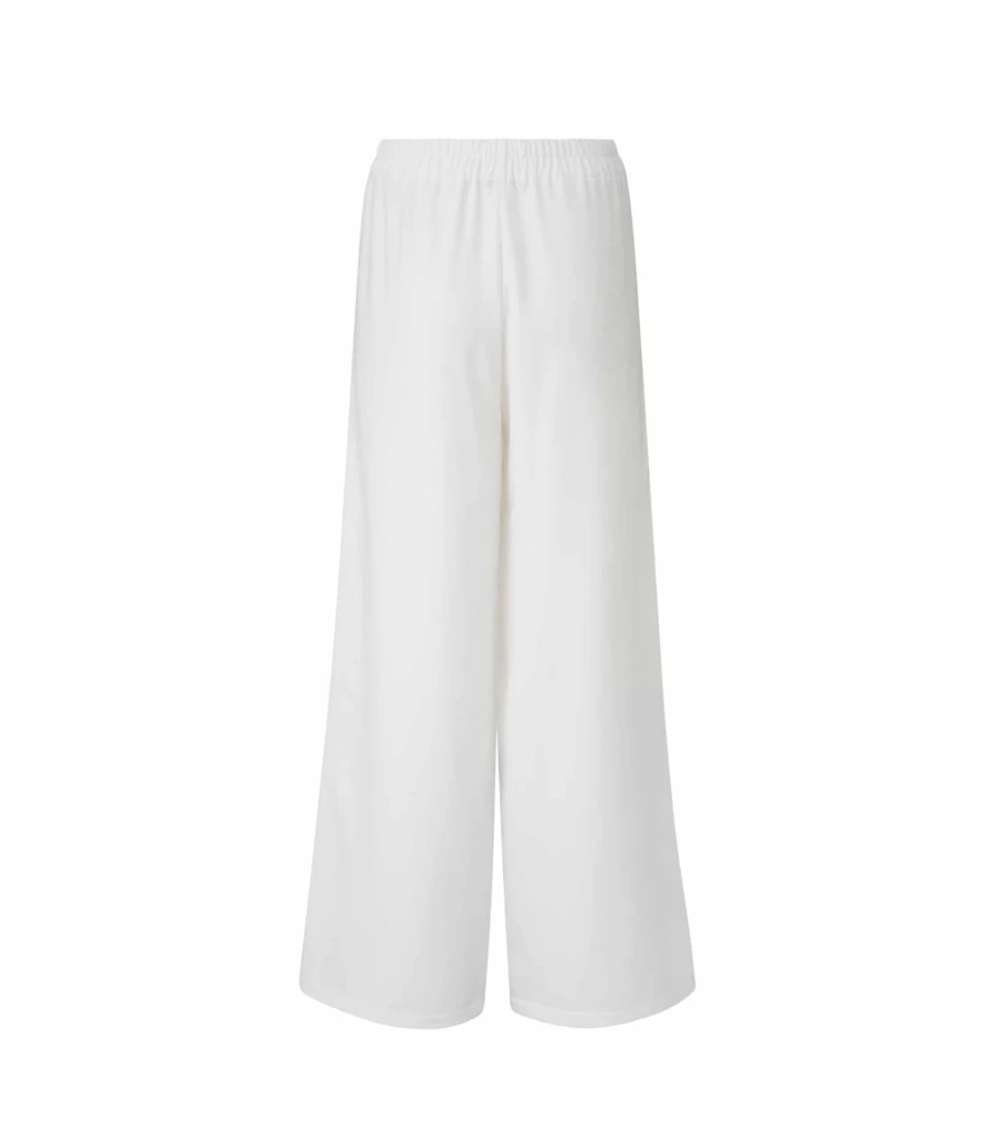 ATELIER EXCLUSIVE Lily White Pants - Women's High-Waisted Tailored Trousers by Atelier Talia Sol