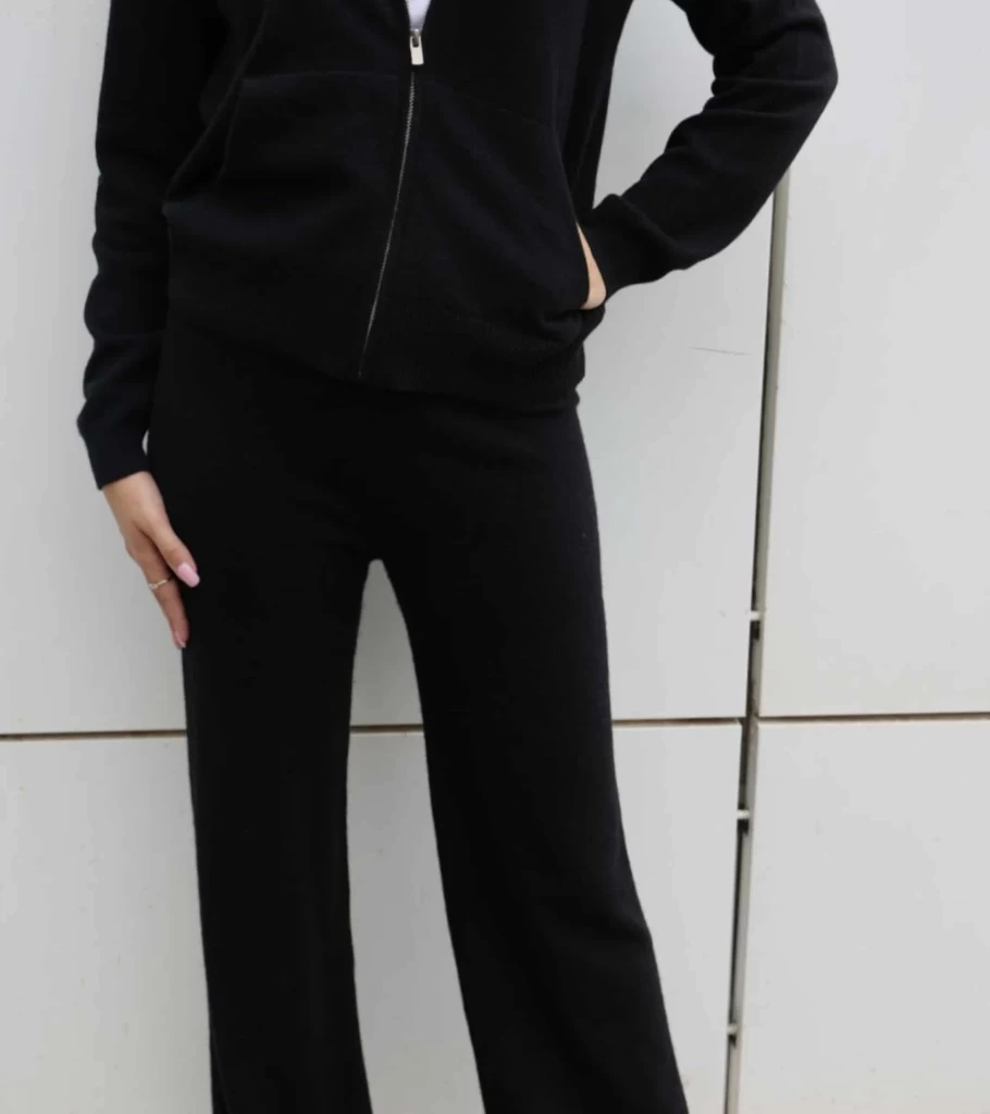 MAJESTIC FILATURES Black Hooded Pants - Atelier Talia Sol Premium Trousers