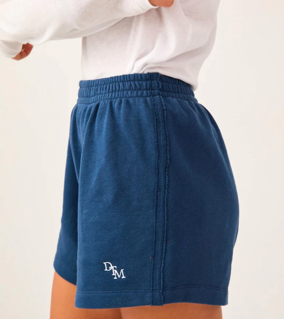 DON'T TELL MAMA Navy Shorts for Women - High Waist Denim Shorts - Comfortable Summer Fashion