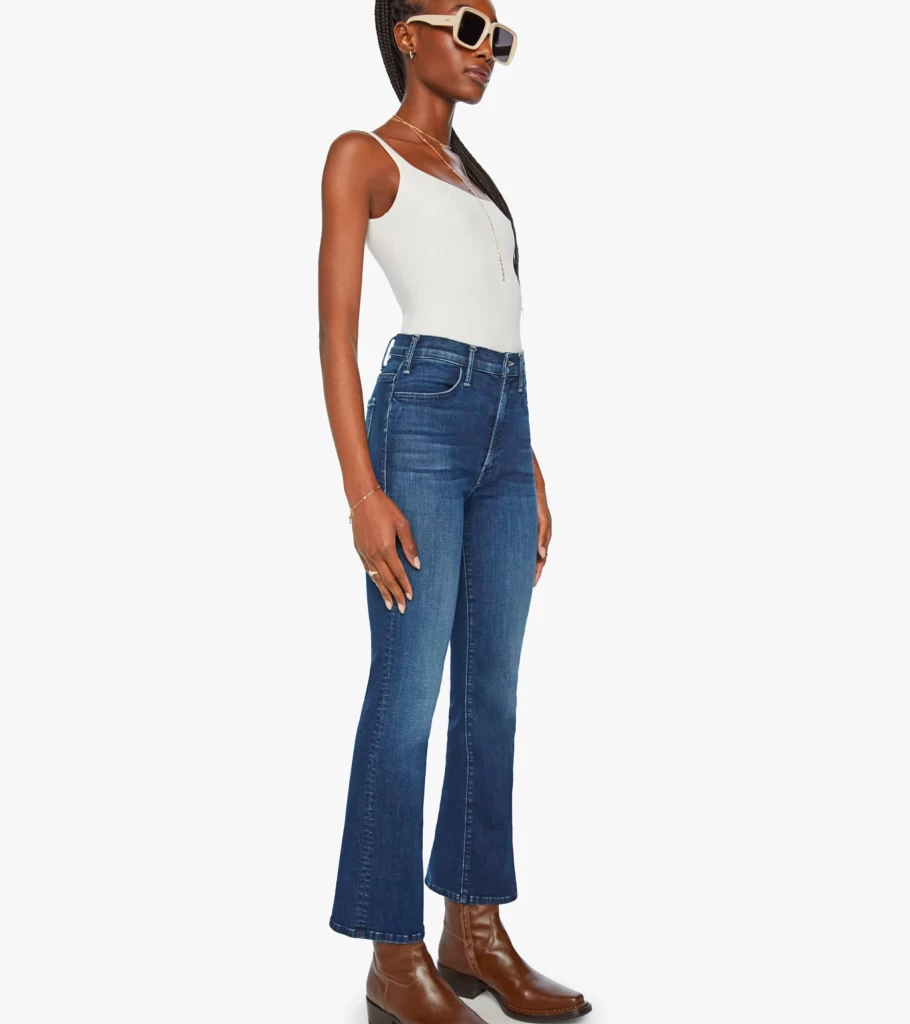 MOTHER DENIM The Hustler Ankle Jeans - Vintage Heirloom High-Rise Skinny Denim Pants for Women