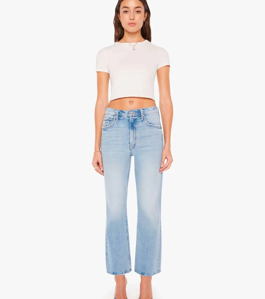 MOTHER DENIM Scooter Ankle Jeans - Don't Be A Square Fit