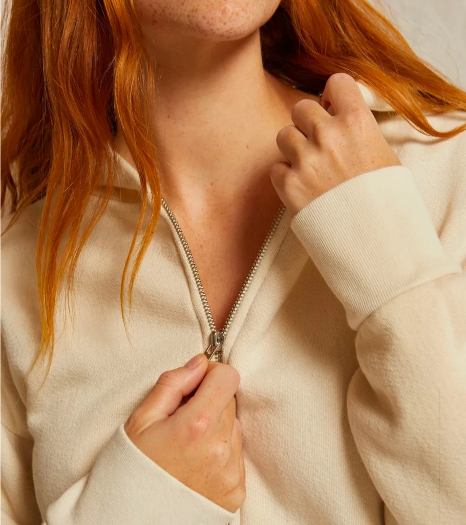 PERFECT WHITE TEE Women's Fleece Zip Up Hoodie - Cozy Casual Pullover Sweatshirt - Patti Fleece Jacket - Suger Collection
